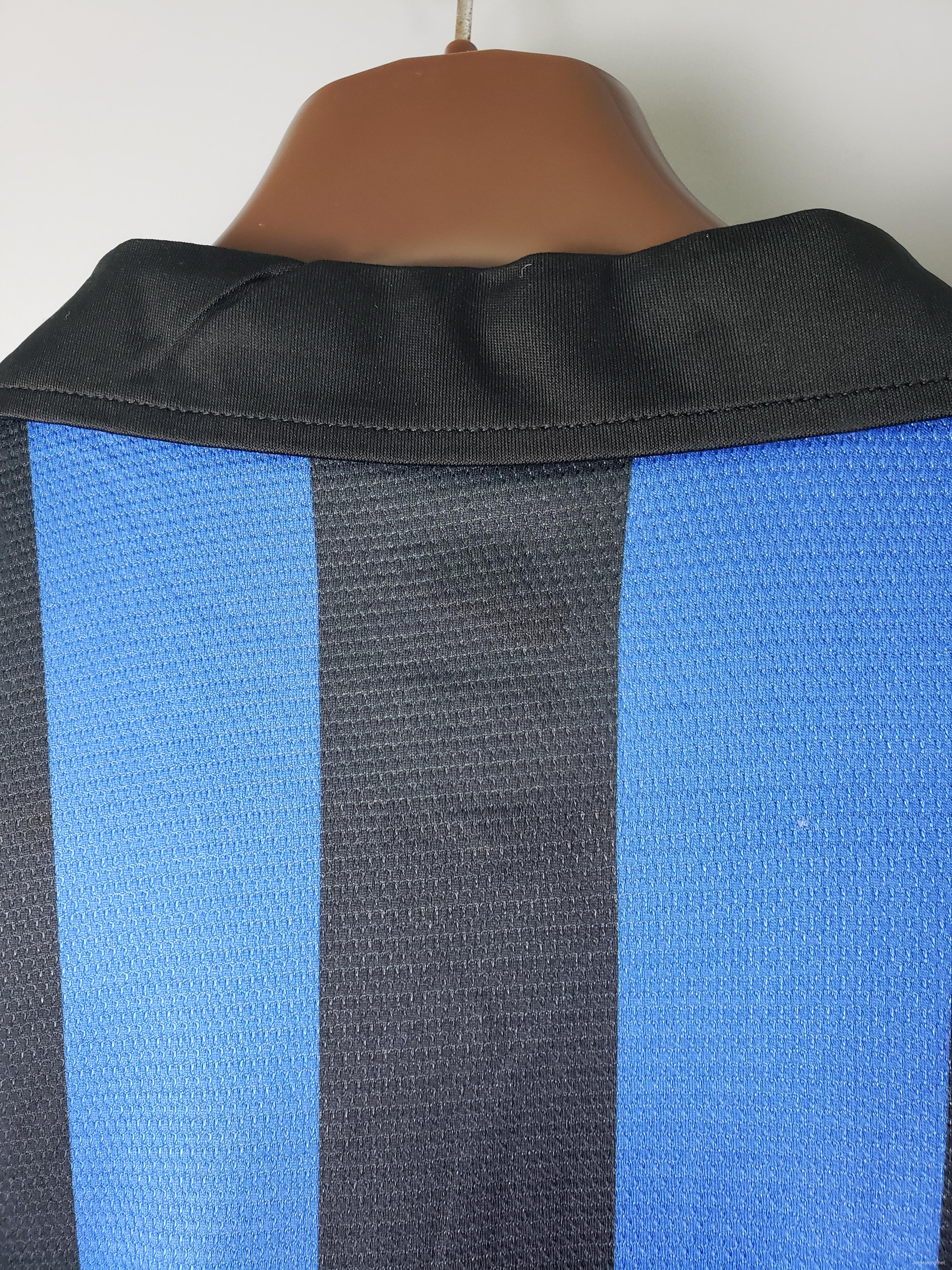 1998 models long-sleeved retro Inter Soccer Jersey