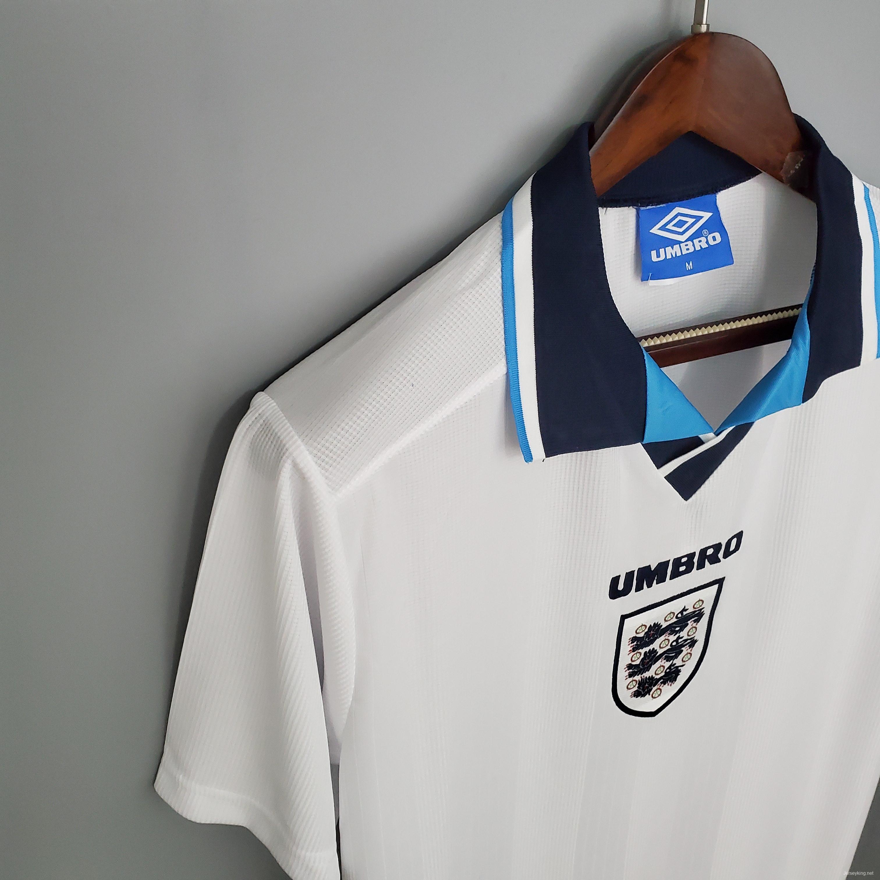 Retro England 1996 home Soccer Jersey