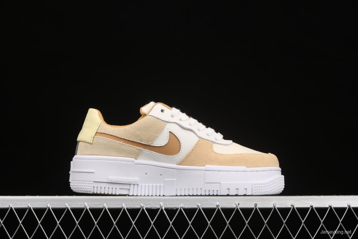 NIKE Air Force 1 Pixel deconstructing wind low-top casual board shoes DH3856-100