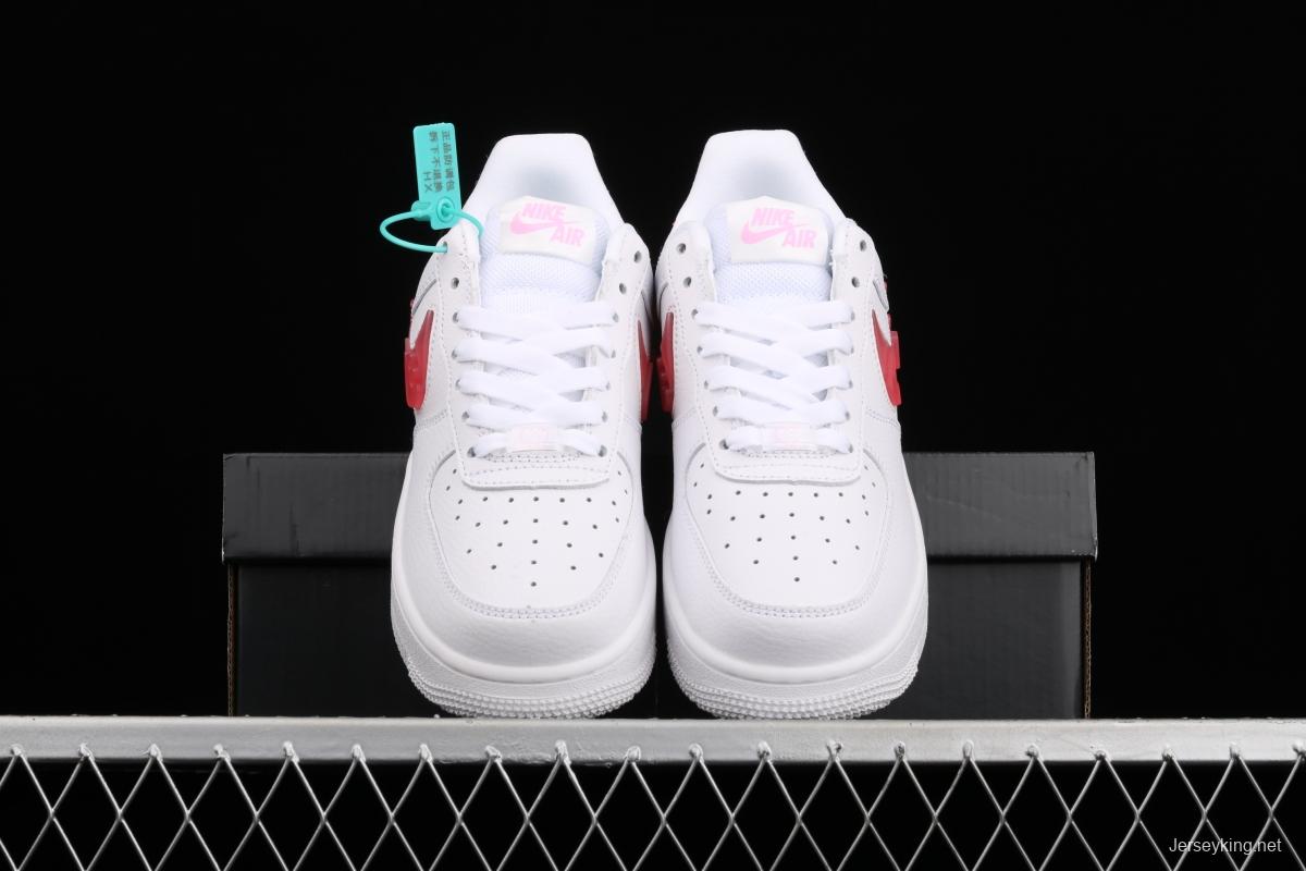 NIKE Air Force 1x 07 Low Valentine's Day jelly hook low side leisure sports board shoes CV8482-100