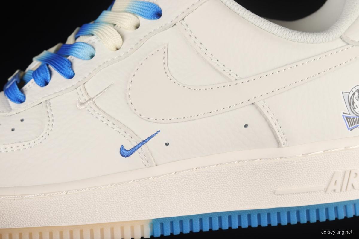 NIKE Air Force 1x 07 Low Rice White Blue Dallas Lone Ranger City limits low-top casual board shoes DH2088-606