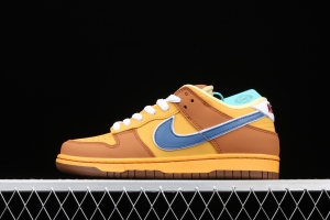 Nike DUNK Low Newcastle Brown Ale TS with the same yellow beer super-limited color matching Newscale low-top skateboard shoes 313170-741