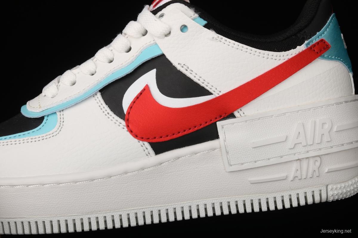 NIKE Air Force 1 ShAdidasow Rtl light weight heightened low-top board shoes DA4291-100