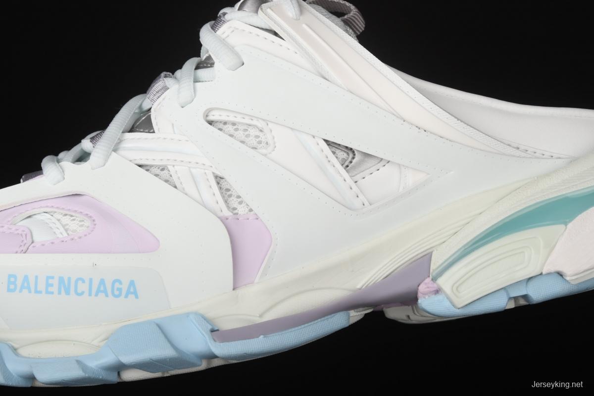 Balenciaga Sneaker Tess s.Gomma MAILLE WHITE/ORANGE 2021ss 3.0 three-generation outdoor concept shoes semi-drag W3AC49045