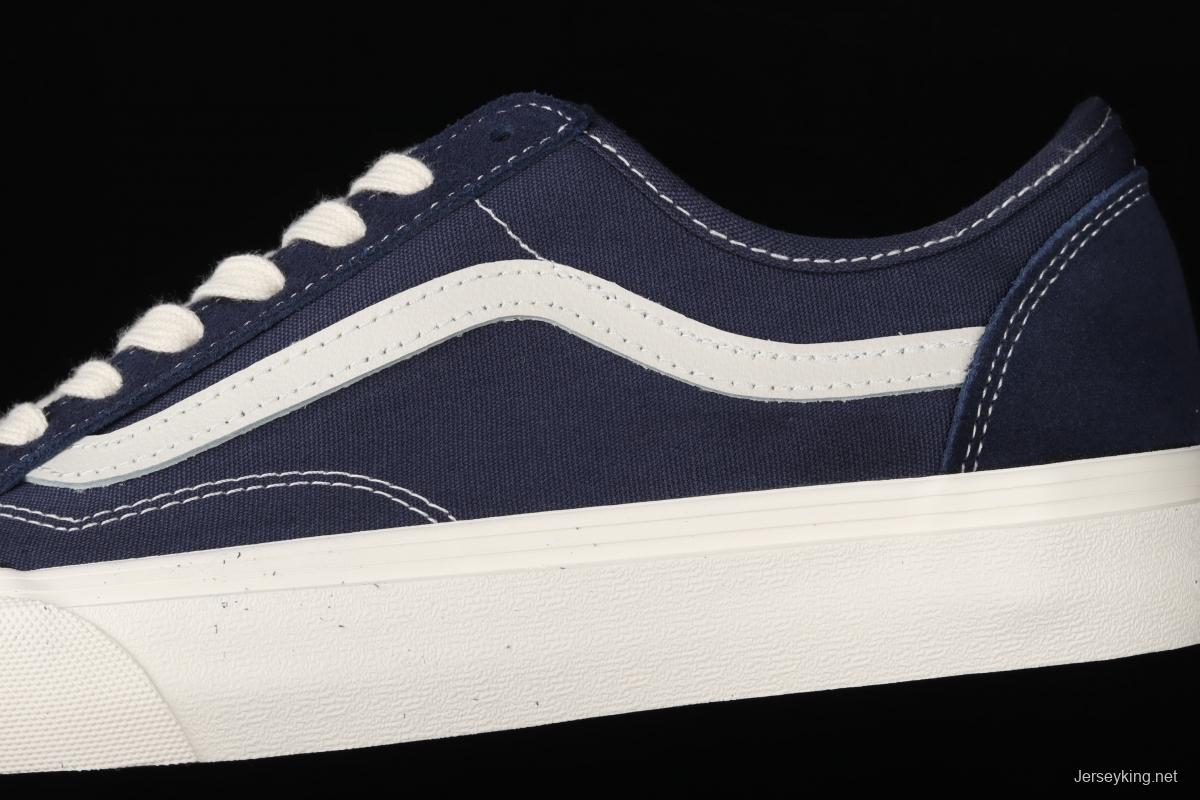 Vans Style 36 Cecon SF PEACEMINUSONE Baotou Tibetan Blue Leisure Board shoes * Whale low top casual shoes VN0A3MVLUBA