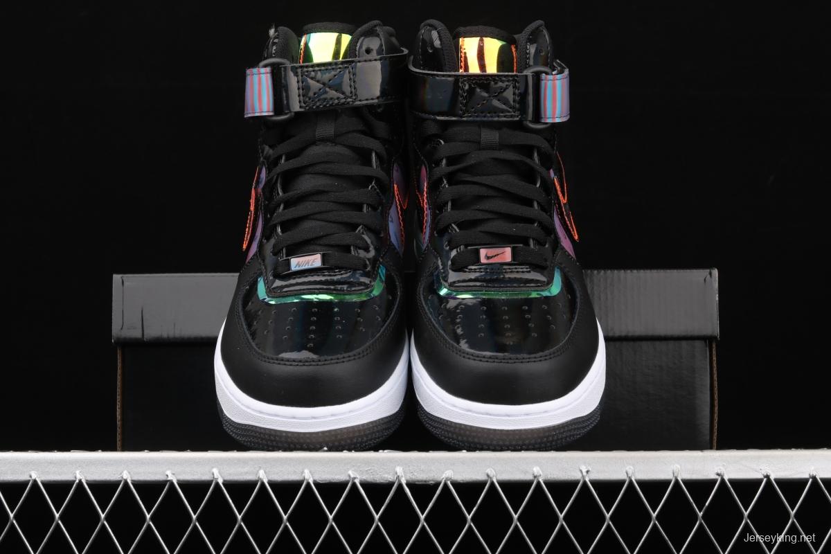 NIKE Air Force 11607 LV8 Good Game video game limits black dazzling laser Velcro high upper board shoes DC0831-101,