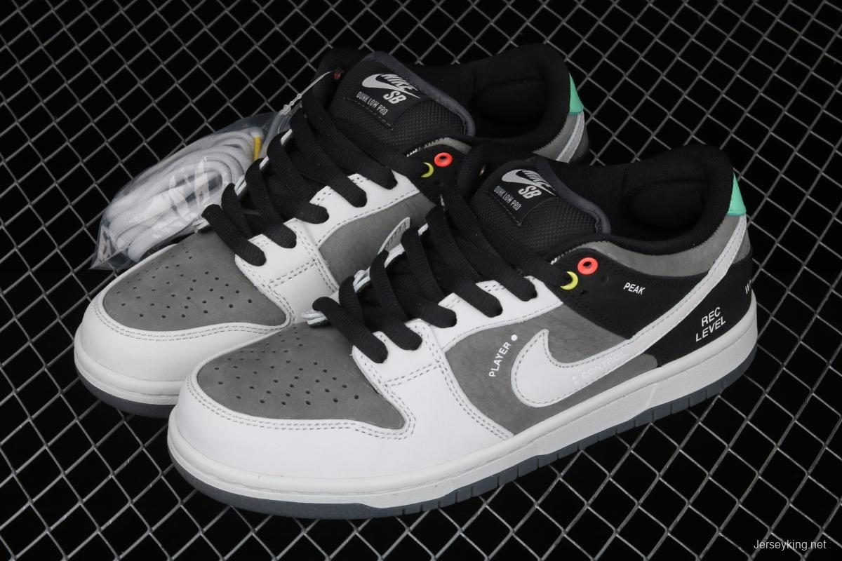 NIKE DUNK SB Low Pro ISO camera jointly named black and gray dunk series retro leisure sports skateboard shoes CV1659-001