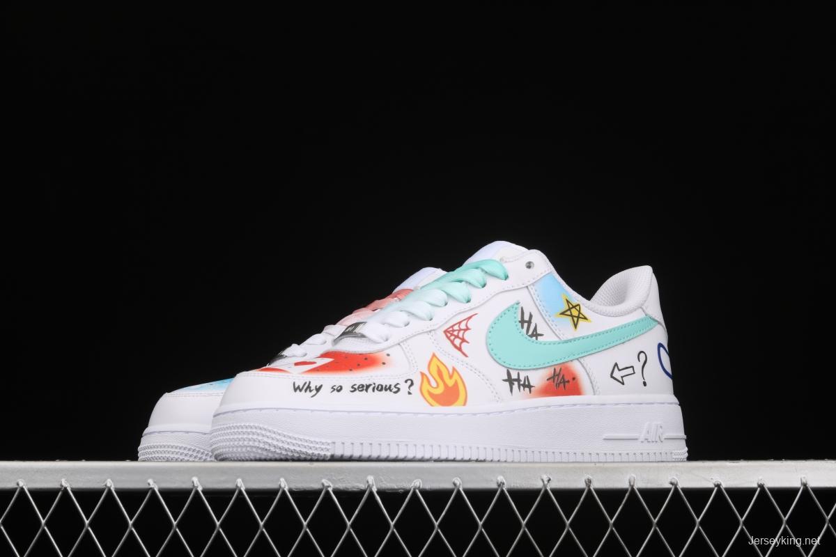 NIKE Air Force 1 low-side sports leisure board shoes CW2288-111,