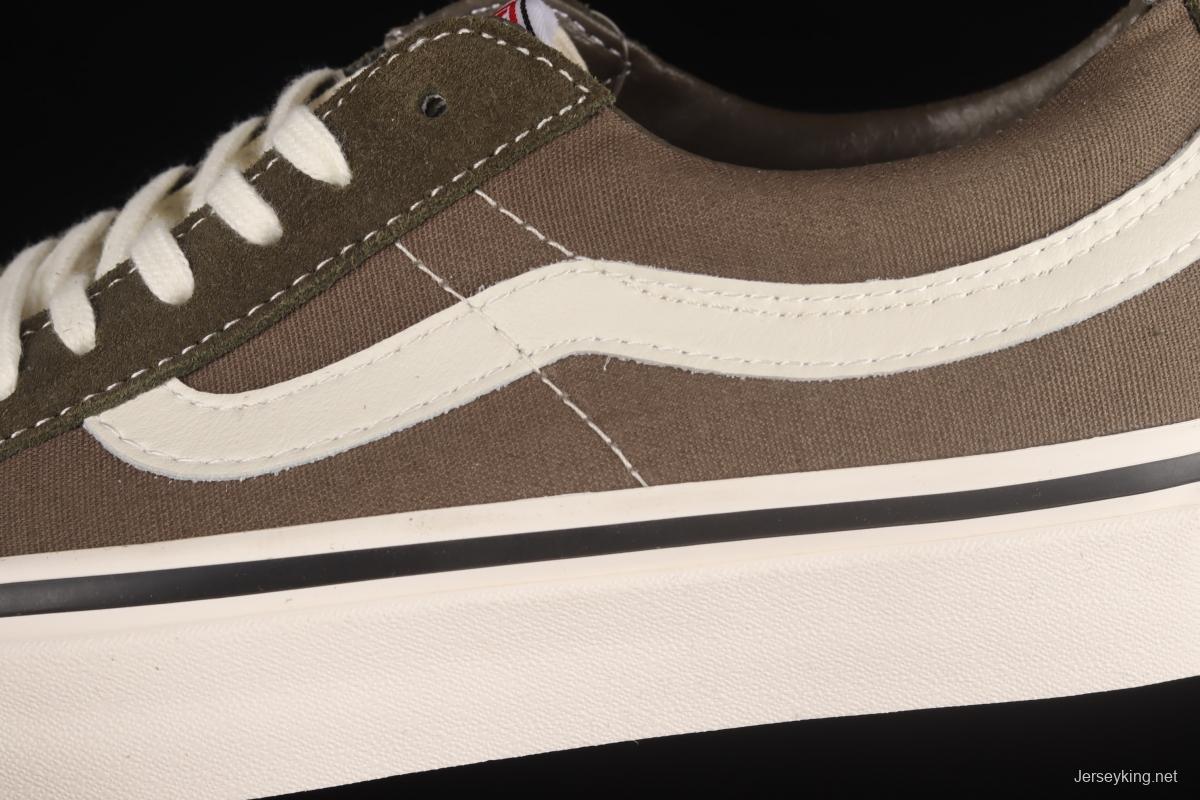 Vans Sk8-Low Reissue S Yu Wenle same style army green low-top casual board shoes VN0A4UW12V7