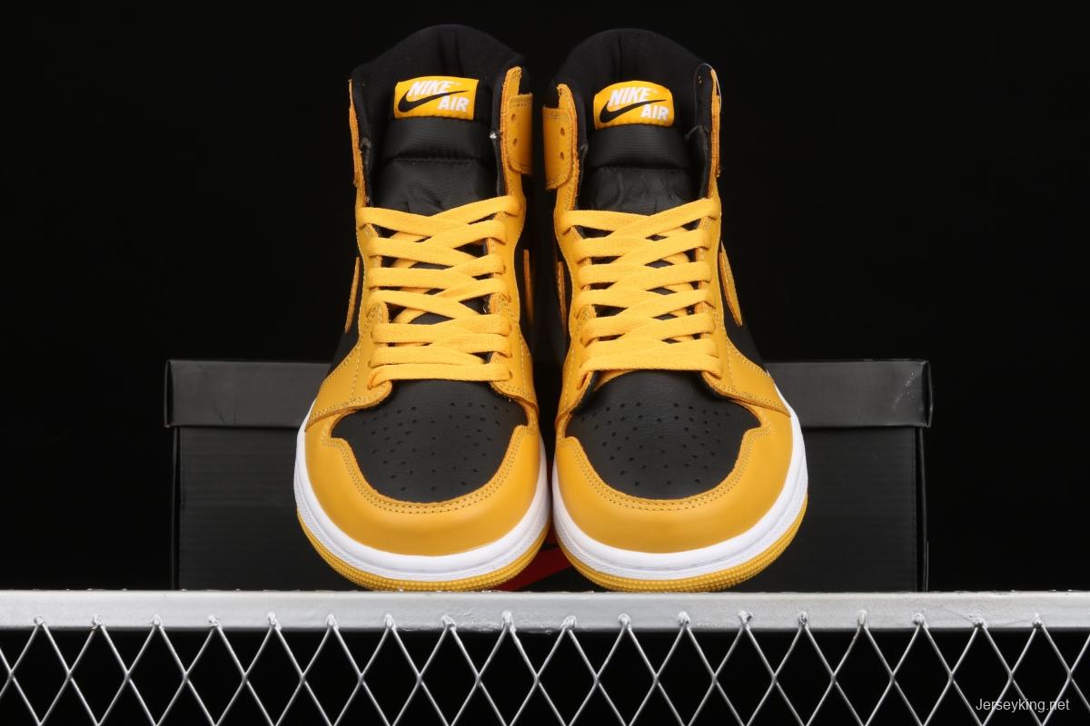 Air Jordan 1 High OG Pollen black and yellow 555088-701