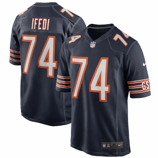 Men's Germain Ifedi Navy Player Limited Team Jersey