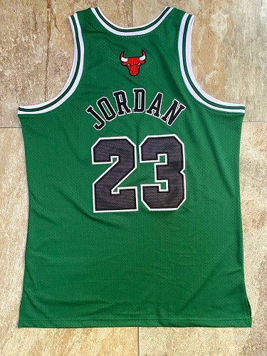 Men's Michael Jordan Green Retro Classic Team Jersey