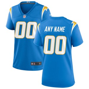 Women's Powder Blue Custom Game Team Jersey