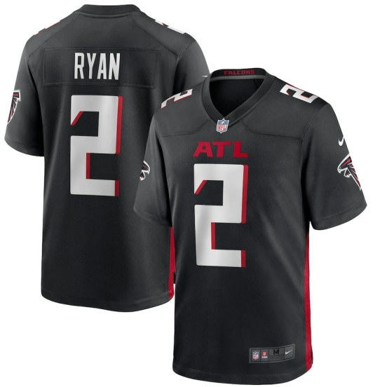 Men's Matt Ryan Black Player Limited Team Jersey