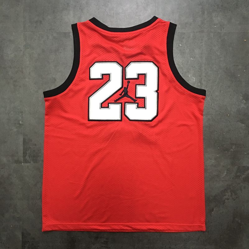 Men's Michael Jordan Red Retro Classic Team Jersey