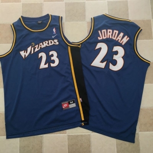 Men's Michael Jordan Blue Retro Classic Team Jersey