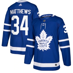 Men's Auston Matthews Blue Player Team Jersey