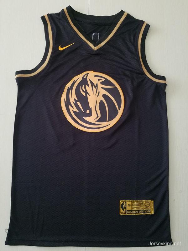 Luka Dončić 77 Black Golden Edition Jersey