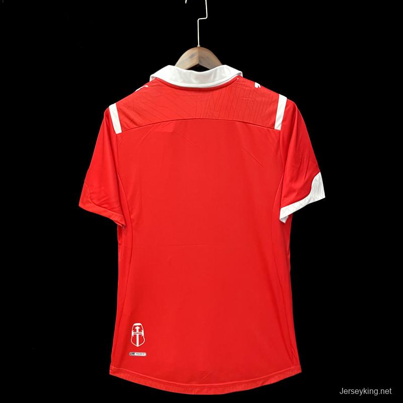 09 10 Catholic Home Red Soccer Jersey