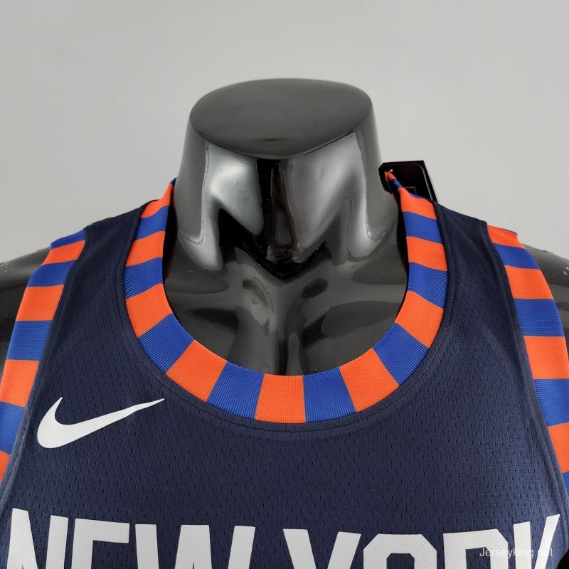 New York Knicks ANTHONY #7 Striped NBA Jersey