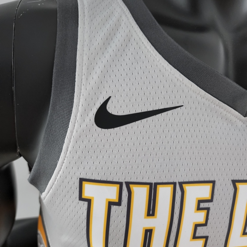2018 JAMES #23 Cleveland Cavaliers Grey NBA Jersey
