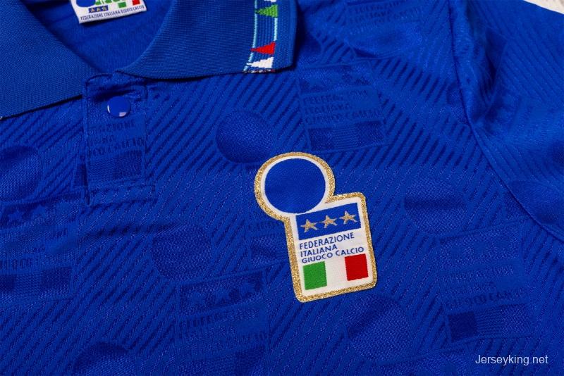 Retro 1994 Italy Home Soccer Jersey