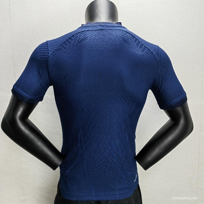 Player Version 2022 France Home Soccer Jersey