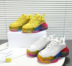 Men/Women Balenciaga Triple-S Sneaker 2 Color Yellow/White Item 6380340