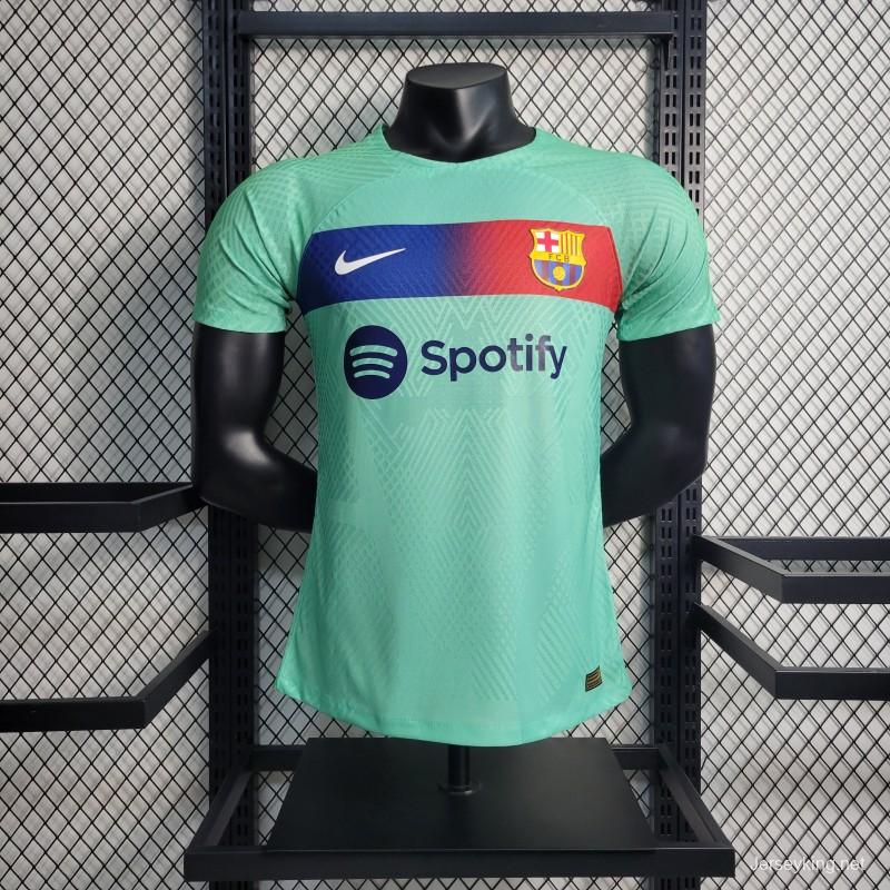 Player Version 23-24 Barcelona Green Special Jersey