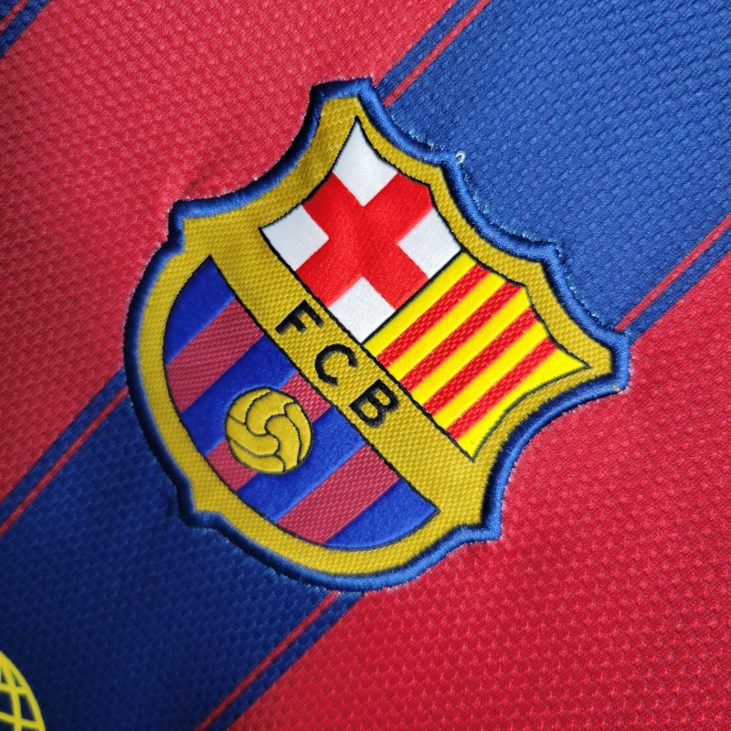 Retro 09-10 Barcelona Home Soccer Jersey