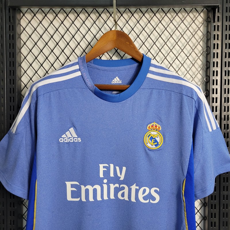 Retro 13-14 Real Madrid Away Blue Jersey