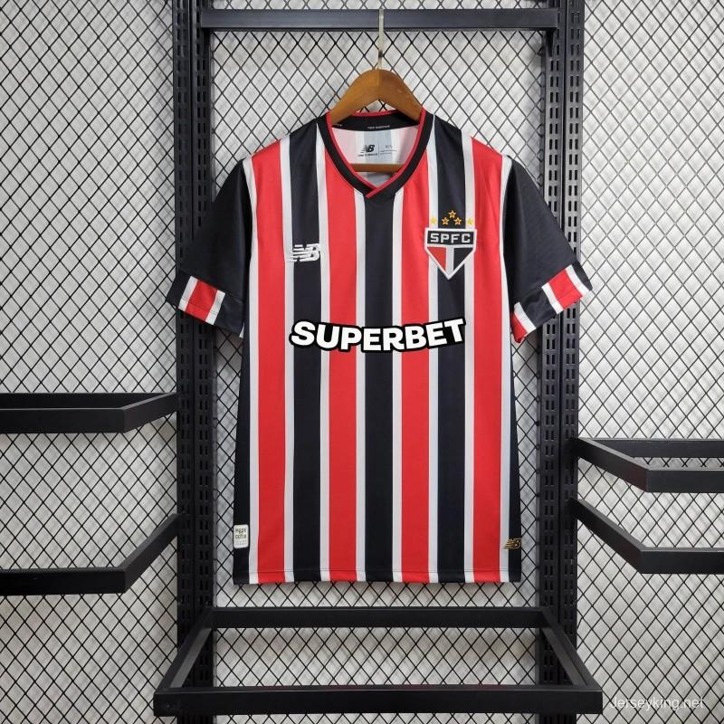 24/25 Sao Paulo Away Jersey + With Patch