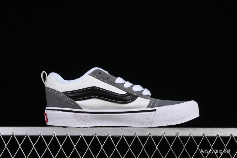 Vans Classics Knu Skool Retro Skate Shoes with Checkerboard Design - VN0009QC6PA