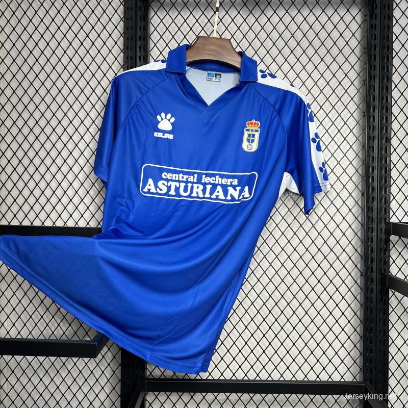 Retro 90/91 Real Oviedo Home Jersey