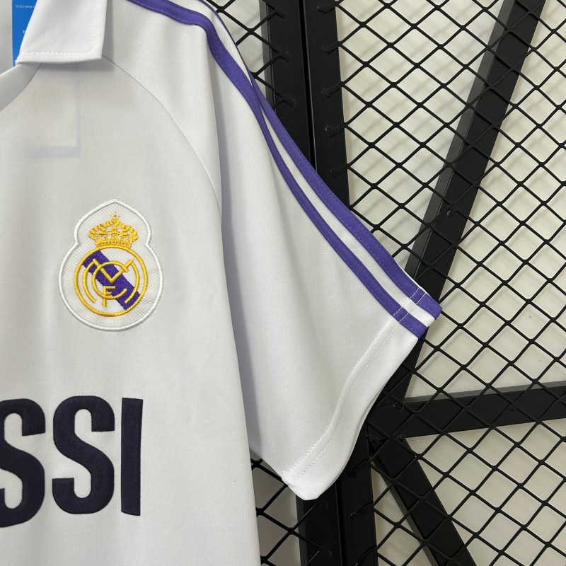 Retro 84/85 Real Madrid Home Jersey