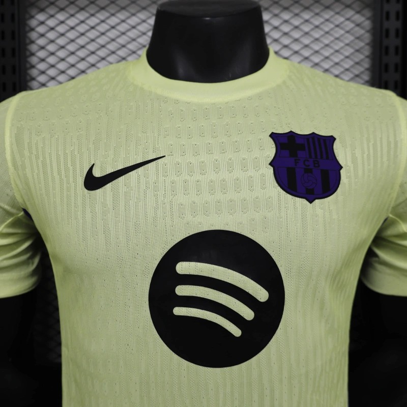 25/26 Player Version Barcelona 125th Anniversary Special Edition Light Green Jersey