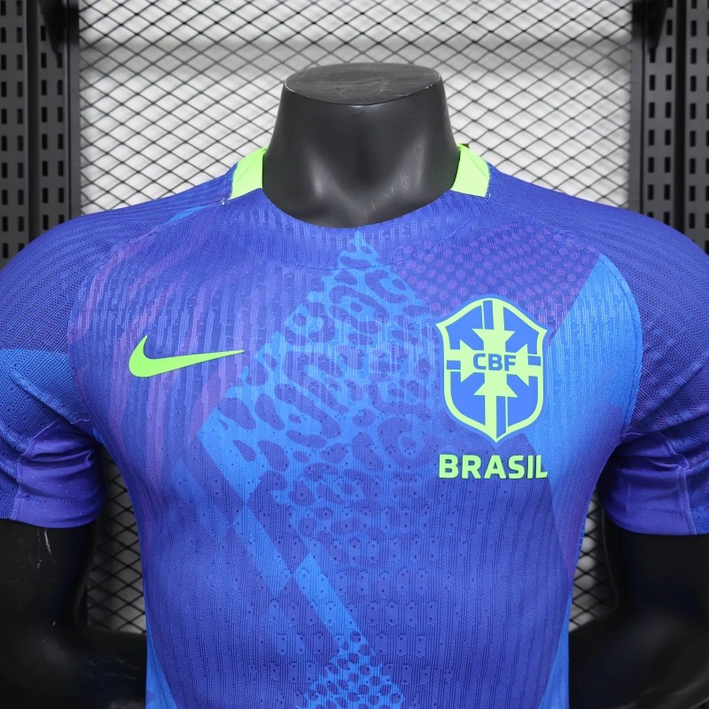 25/26 Player Version Brazil Blue Jersey