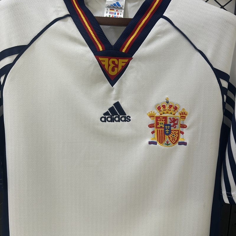 1998 Retro Spain Away Jersey