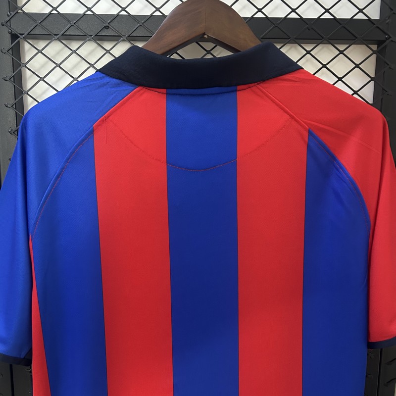 01/02 Retro Barcelona Home Jersey