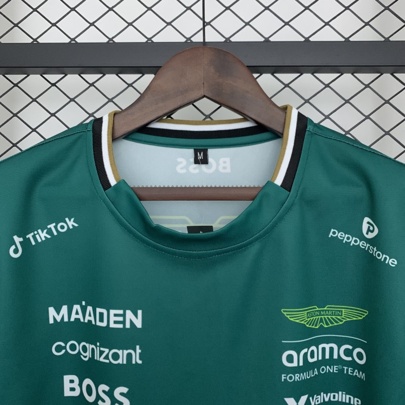 2025 F1 Formula Aston Martin Green T-Shirt