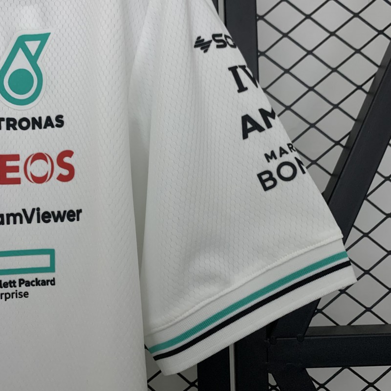 2025 F1 Formula AMG White T-Shirt