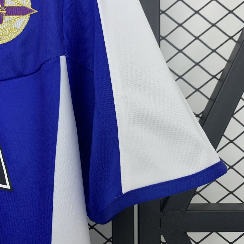 03/04 Retro Deportivo La Coruna Home Jersey