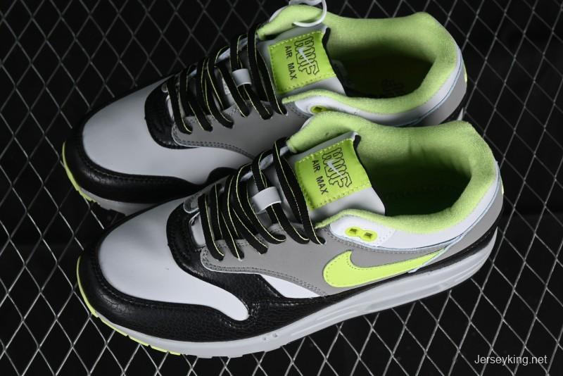 Nike Air Max 1 Retro Running Shoes with Half-Sole Air Cushion - HF3713-002