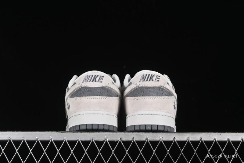 Nike SB Dunk Low Stussy Anniversary Edition Premium Custom Low-Top Casual Sneakers - XX2025-578
