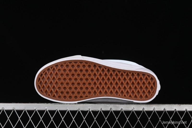 Vans Classics Knu Skool Full Grain Leather White Bread Sneakers - VN0009QCDSB