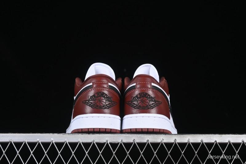 Nike Air Jordan 1 Low AJ1 White University Red Casual Sneakers - HF3148-102
