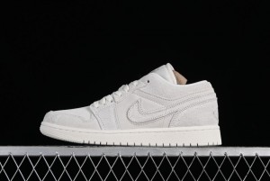 Nike Air Jordan 1 Low AJ1 Casual Sneakers in Earth Gray - FQ3055-100