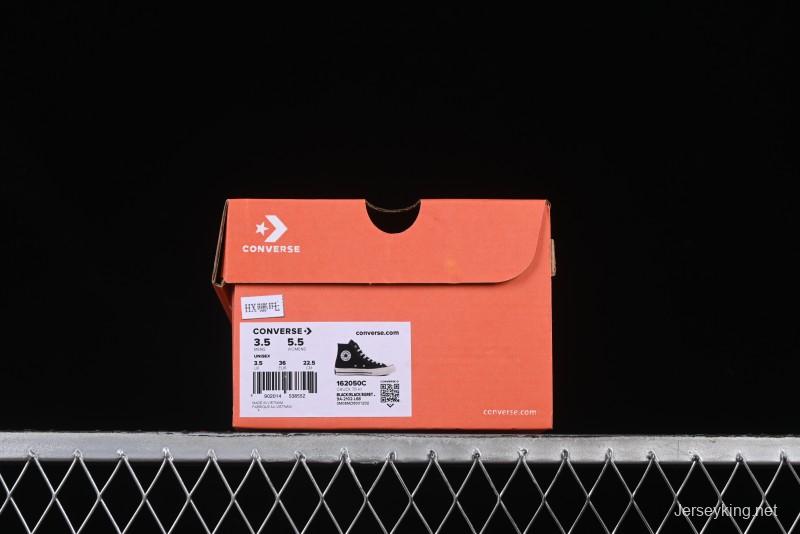 Converse Chuck 1970s High-Top Casual Canvas Sneakers with Classic Graffiti Limited Edition Three-Star Logo - 162050C