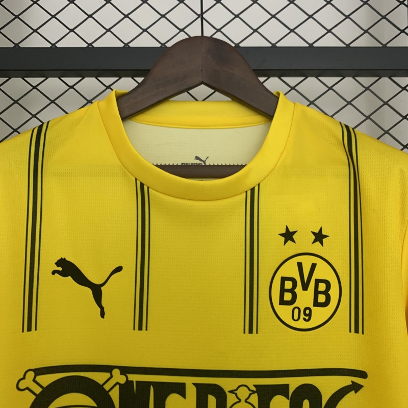 25/26 Borussia Dortmund Yellow with One Piece Design Jersey