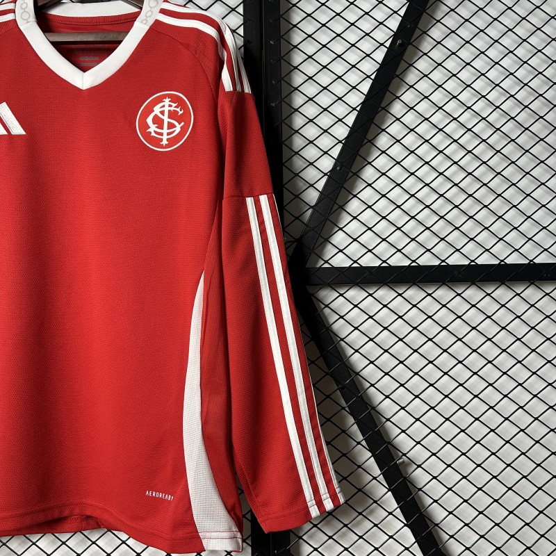 25/26 Long Sleeve Brazil SC Internacional Home Jersey
